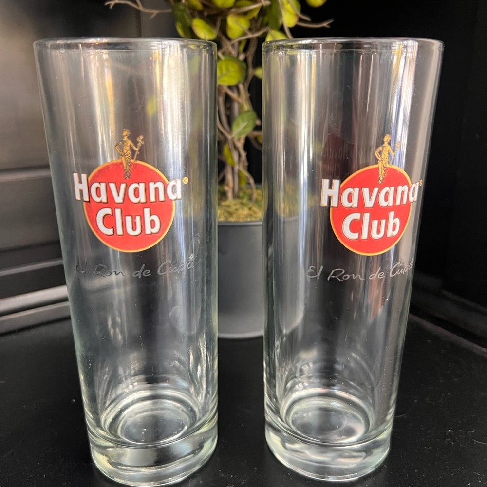 Havana Club Clear Glass Tumbler Set